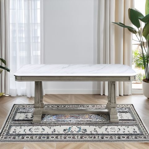 The Art of Crafting a Zumala Dining Table with Marble and Weathered Oak